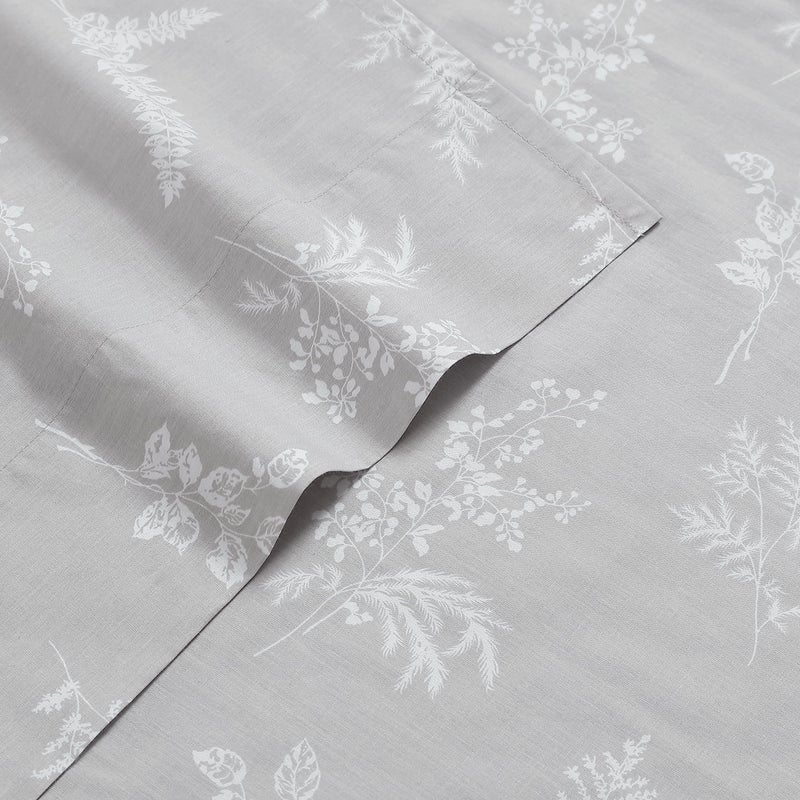 Stone Cottage - Full Sheets, Cotton Percale Bedding Set, Crisp & Cool Ideal Bedding Set (Foliage, Full) - Image 3
